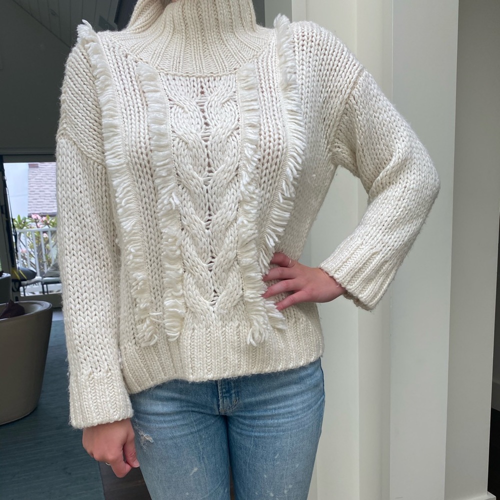 Cream Chunky Lou & Grey Sweater